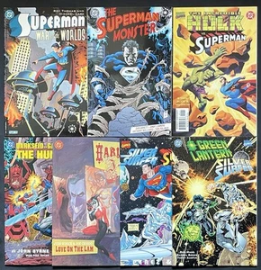 Square-bound/prestige format one-shots '95-'01 ~ DC/Marvel comic lot of (7) - Picture 1 of 21