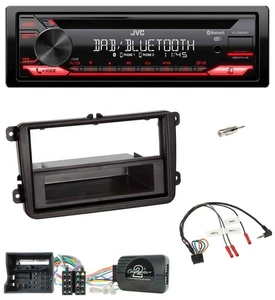 JVC CD DAB USB Bluetooth Lenkrad Autoradio für VW T6 (2015-2019) - Bild 1 von 9