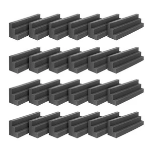 24 Pcs Bass Traps Acoustic Foam Panels Sound Proof Padding,Studio Foam for1369 - Picture 1 of 10