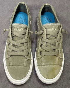 Blowfish Malibu Women’s Army Green Slip-On Shoes Sneakers Size 8.5 - Picture 1 of 10