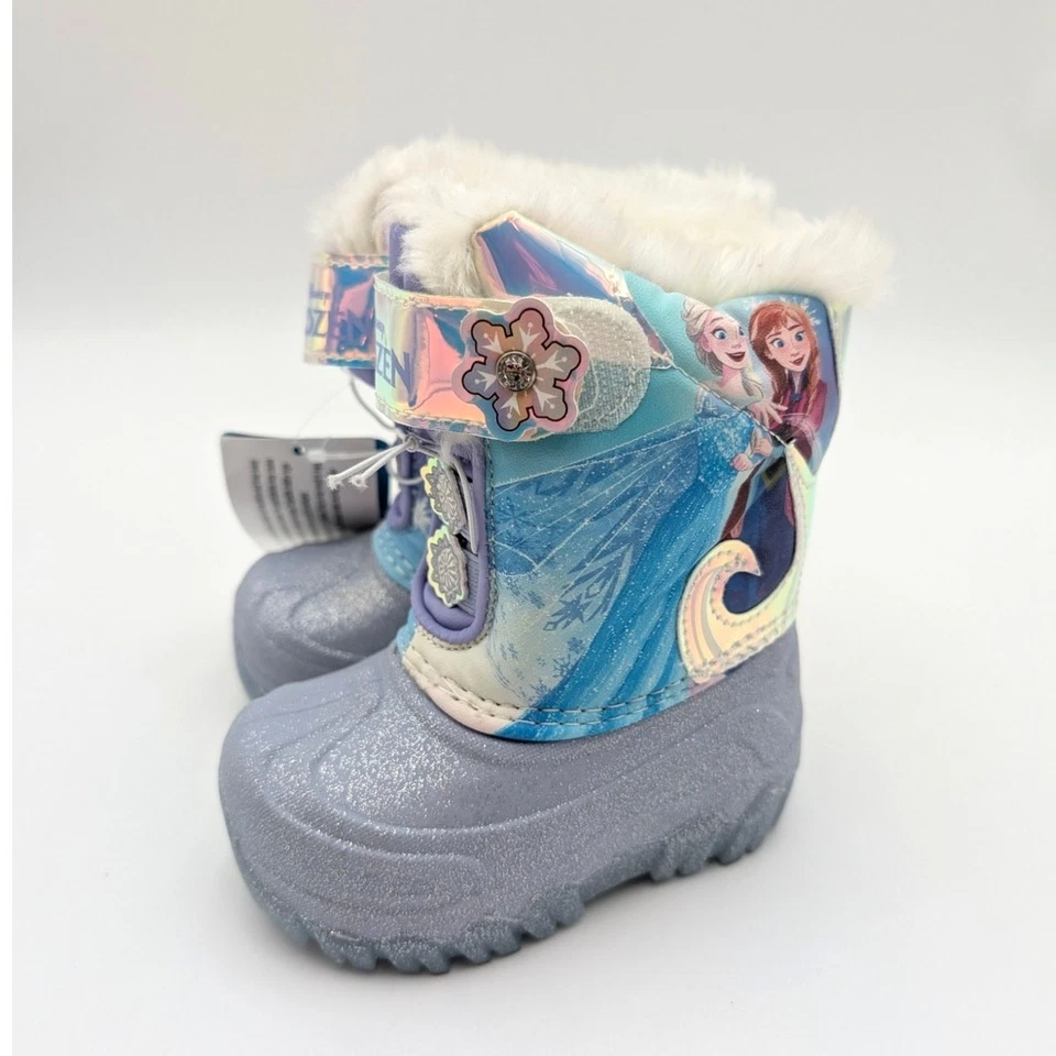 Botas de invierno de piel sintética Anna & Elsa Frozen 2 de Disney para niñas pequeñas talla US5D EU20 Foto 1 de 4