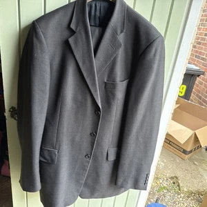 EDE & RAVENSCROFT Suit Mens 38S W32 L29 Grey 100% Wool Slim Fit Two Piece - Picture 1 of 4