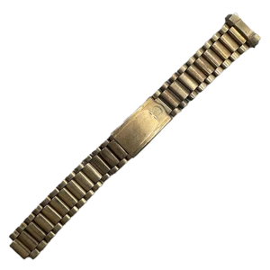 Orologio da polso uomo vintage 19 mm Omega bracciale 14k GF chiusura deployante svizzero - Foto 1 di 4