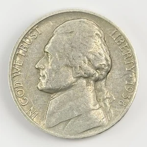 1938 5C Jefferson Nickel - Bild 1 von 2