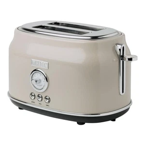 HADEN Dorset 900 Watt 2 Scheiben Breitschlitz Kitt Retro Toaster mit abnehmbarer Krume - Bild 1 von 8