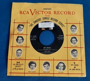 Perry Como 45 Hot Diggity / Juke Box Baby RCA Victor 47-6427 vg+ - Picture 1 of 2