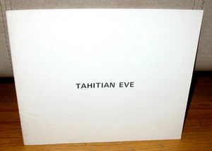 SIGNED Marcia Resnick Tahitian Eve Tropical Photographs Portraits 1st PB 1975 - Picture 1 of 6