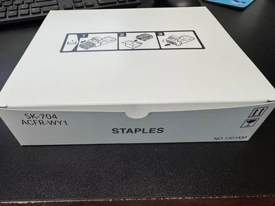 NEW Genuine Konica Minolta SK-704 ACFR-WY1 #1301KM 5pk Staple Cartridges