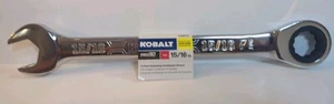 Kobalt 15/16" pollici 12 punti SAE chiave a cricchetto 90 denti, chiave a testa fine scatola NUOVO - Foto 1 di 3