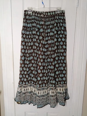 Maxi falda circular Millennium Indian Hippie escoba larga L D6 Foto 1 de 4