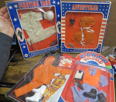 LOTE DE 4 JUEGOS DE COLECCIÓN GI JOE 1964: MEGO LJN FIGHTING YANK AHI EN PAQUETE Foto 1 de 4