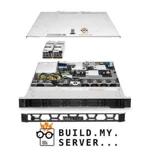 Dell PowerEdge R440 NVMe Server 2.30Ghz 36-Core 64GB RAM 10x Caddies LCD Bezel - Picture 1 of 5