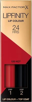 Max Factor Lipfinity Liquid Lipstick  Hot 120,Free Delivery 🚚 - Image 1 of 4