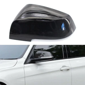 Left Mirror Cover Cap For BMW F20 F21 F22 F30 F31 F32 F33 F36 E84 Gloss Black - Picture 1 of 6