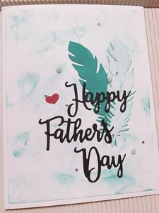 Handmade Father’s Day Card Greeting Card Dad Fathers Friends Brothers Daddy - Picture 1 of 2