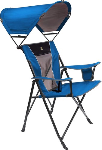 Silla de camping profesional cómoda para exteriores GCI talla única, azul real Saybrook -