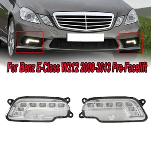 LED DRL Tagfahrlicht Nebelscheinwerfer Für Benz W212 E300 E350 E500 E550 2009-13 - Picture 1 of 12