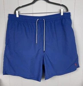 Polo Ralph Lauren Men's Blue Drawstring Swim Trunks Size XLT - Picture 1 of 9