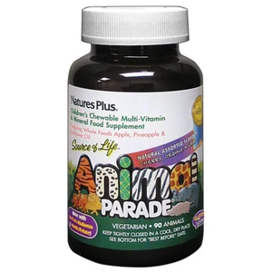 Natures Plus Animal Parade® Children's Chewable Multi -Assorted Flavours(90Tabs) - Picture 1 of 1