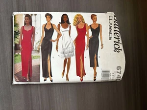 Butterick B6748 Pattern Misses' Evening Formal Long Prom Dresses Size 6-8-10-12 - Picture 1 of 3