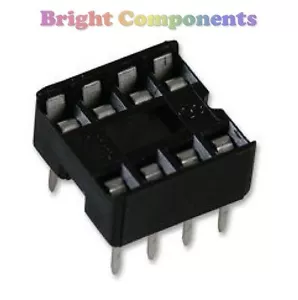 20 x Brand New 8 Pin DIL DIP IC Socket - UK Seller - Picture 1 of 1