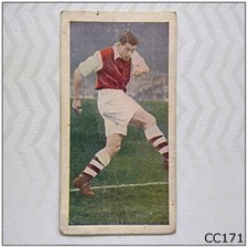 Chix Famous Footballers 1957 #44 Cliff Holton Arsenal Confectionery Card
