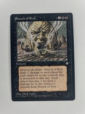 MTG Stench of Evil Ice Age Common Near Mint