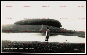 CHANCTONBURY RING, Sussex - The Dew Pond, South Downs Landmark - Postcard - Picture 1 of 2