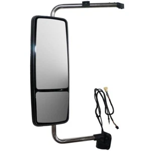 BESTfit Chrome Electric, Heated Mirror Assembly With Brackets For International - Picture 1 of 4