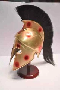 Antique Finish Medieval Knight Greek Corinthian Armor Helmet Larp Halloween Item - Picture 1 of 5