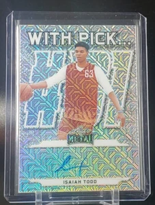 2021-22 Leaf Metal With Pick…Auto Mojo Isaiah Todd Rookie Auto RC - Picture 1 of 2