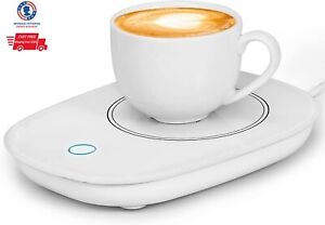 Electric Coffee Cup Warmer Mug Tea Milk Heater Pad Mat Office Home Auto Shut Off