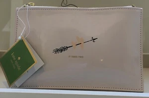 Kate Spade Pencil Pouch W/Sticky Notes, Tape Measure (2) Pencils New W/Tags - Picture 1 of 5