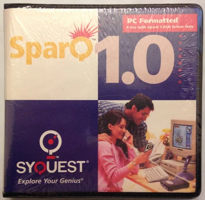 SparQ 1.0 - New - Syquest SparQ 1.0GB External Removable Cartridge - PC format - Image 1 of 2
