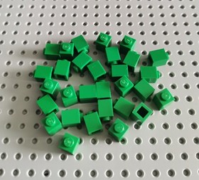 LEGO basic building block foundation brick base brick 1x1 green 30 pieces brick green 3005 R1