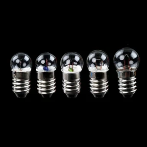 10X E10 Small Bulb 2.5v1.5v3.5v Screw Lamp Physical Experiment Flashlight Tool - Picture 1 of 7