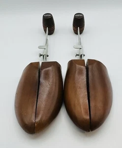 Vintage 1970/80s Cadillac Brand Wood Barrel Adjustable Shoe Keeper Stretch Tree - Picture 1 of 2