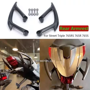 For Street Triple 765RS 765R 765S Passenger Seat Hand Grab Rail Kits 2023 2024 - Foto 1 di 9