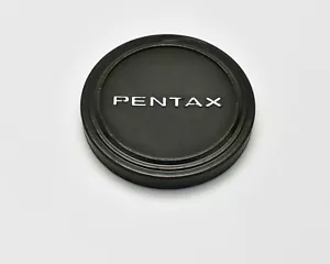 Genuine Pentax 51mm Push On Front Lens Cap 49mm Front Silver Black SMC (2721) - Picture 1 of 2