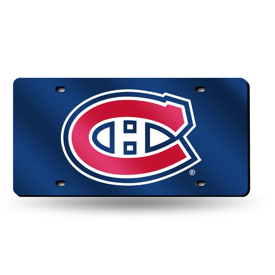 Montreal Canadiens Official NHL Plastic License Plate by Rico Industries 654894