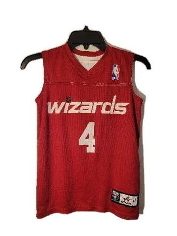 Youth Sz S Alleson Athletic NBA Wizards #4 Reversible Jersey Russel Westbrook Cover