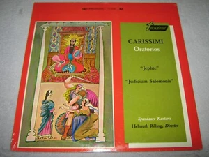 Helmuth Rilling CARISSIMI Oratorios Jephte Judicium Salomonis SEAL NEW Vinyl LP - Imagen 1 de 4