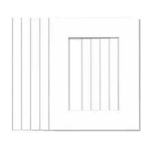 10er SET - 5x7 einzelne weiße Matten passend für 3,5x5 Größe Bild - Bild 1 von 1