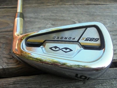 Taco de golfe Snake Eyes 685 X forjado único 6 ferro mão direita aço D ouro eixo S  - Imagem 1 de 4