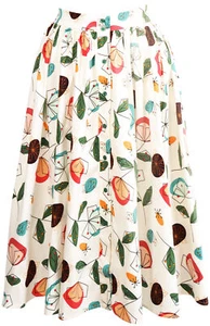 Collectif »MARIANA MID CENTURY FLORAL« High Waist SWING SKIRT Rock Rockabilly - Bild 1 von 3