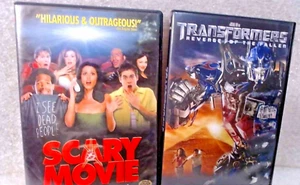scary movie and Transformers DVD'S (TWO) region 1. both very good condition - Picture 1 of 15
