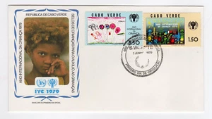 Cap-vert Cabo Verde FDC 1979 timbre Y&T403 & 404 année de l'enfant /L5067 - Foto 1 di 1