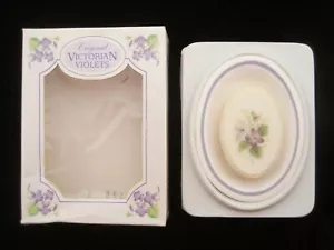 Aidee Int. Ltd. Sapone Violette Vittoriane Originale (25 grammi/1 oncia) con portasapone NUOVO - Foto 1 di 11