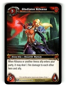 World of Warcraft TCG Blood of Gladiators Trading Card Gladiator Kileana #129 C - Picture 1 of 4