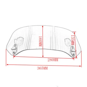 Alerón de aire deflector de aire parabrisas ajustable Risen para BMW R1200GS - Imagen 1 de 7